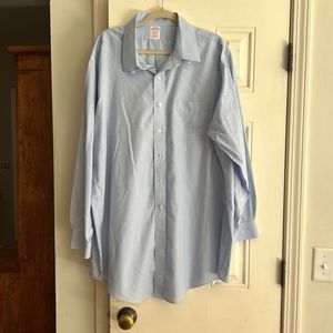 Brooks, Brothers, 18 1/2–35 classic button up dress shirt